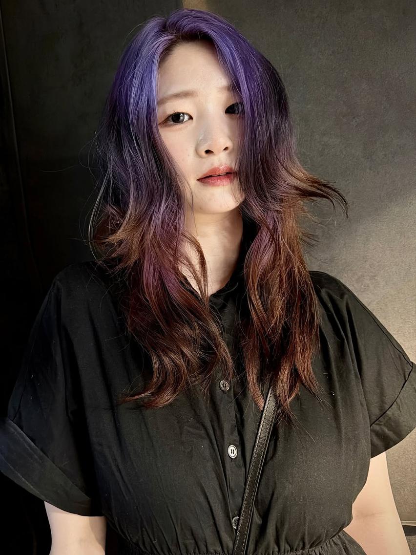 ミディアム カラー レイヤーカット ウルフカット カット ヘアカラー トリートメント ウルフレイヤー/ 中性ウルフ/タカハシのヘアスタイル
