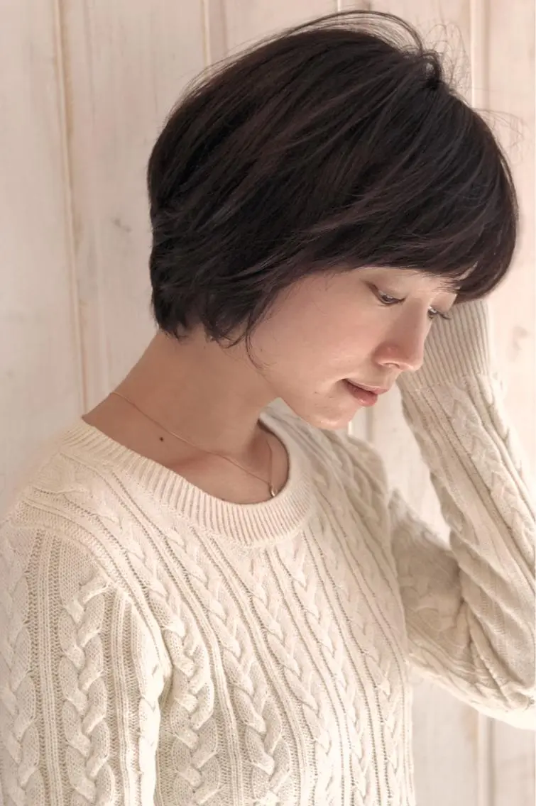 ショート ショートヘア 沖 宜志のヘアスタイル