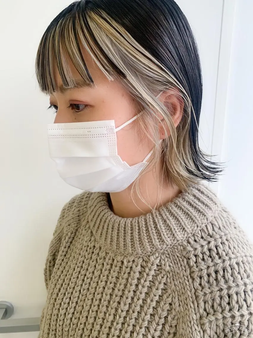 ショート 💜ショート💜 ウルフ、ボブ二色亜美のヘアスタイル