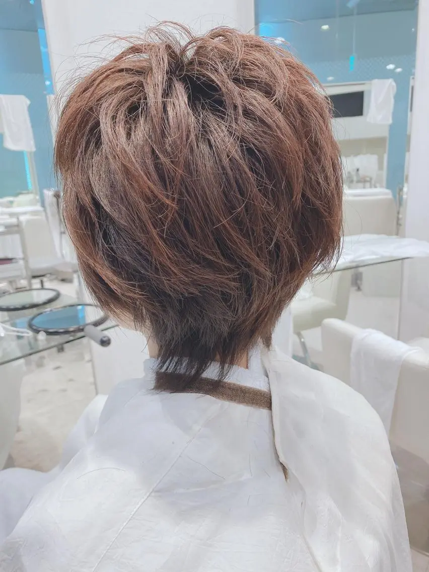 ショート ショートヘア ウルフカット メンズカット 井上　凜太郎のヘアスタイル