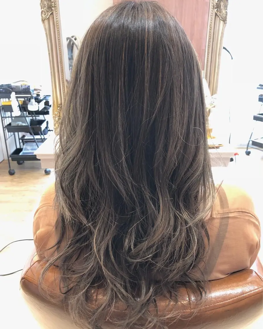 ロング カラー 奈良市／尼ヶ辻 谷川和也のヘアスタイル