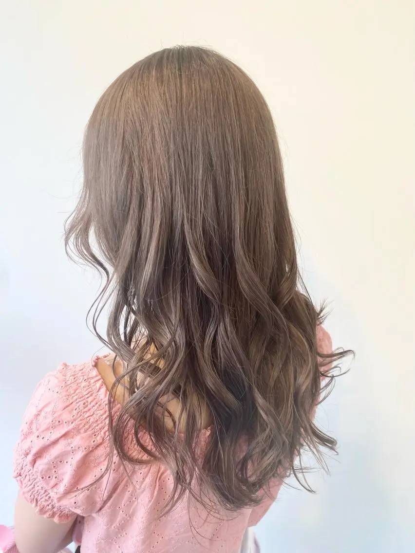 カラー グレージュ ヘアカラー 🎀暖色/オリーブ カラー🎀seinaのヘアスタイル