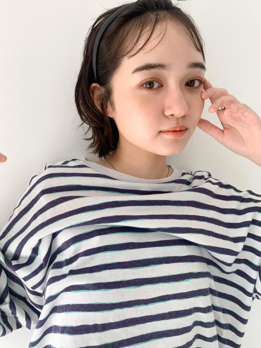 ミディアム ボブ 髪質改善 トリートメント ボブ/顔まわりカット 💫大澤奈緒美のヘアスタイル