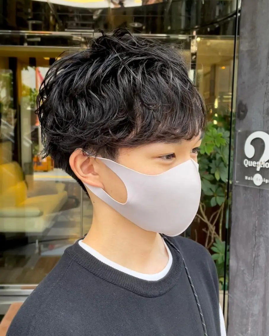 パーマ メンズ カット トリートメント 古指 匠巳のヘアスタイル