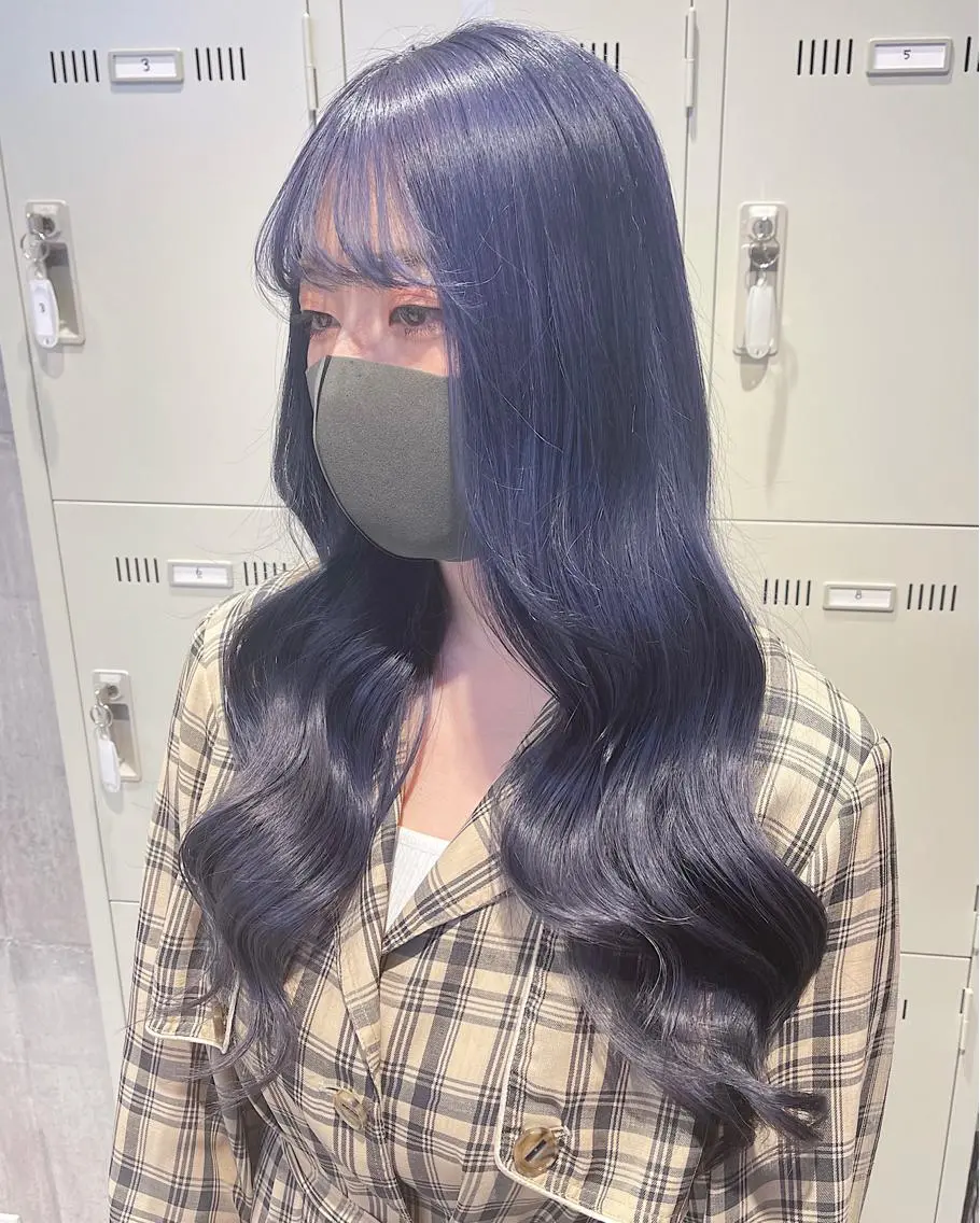 ロング カラー パーマ ヘアアレンジ メンズ キッズ ネイル マツエク・マツパ アイブロウ レイヤー/ダブル カラー/YURINAのヘアスタイル