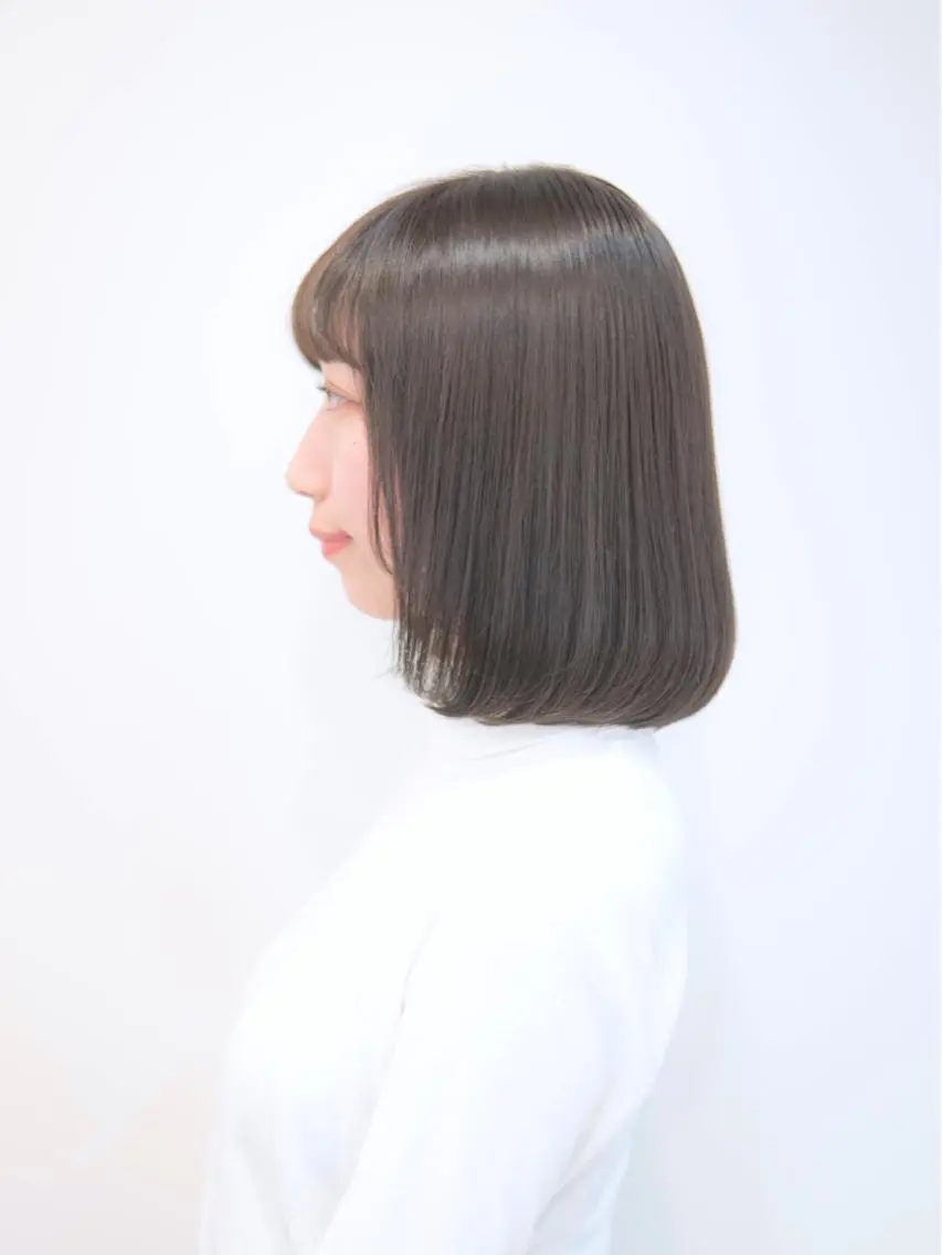 ミディアム 永野 良一のヘアスタイル