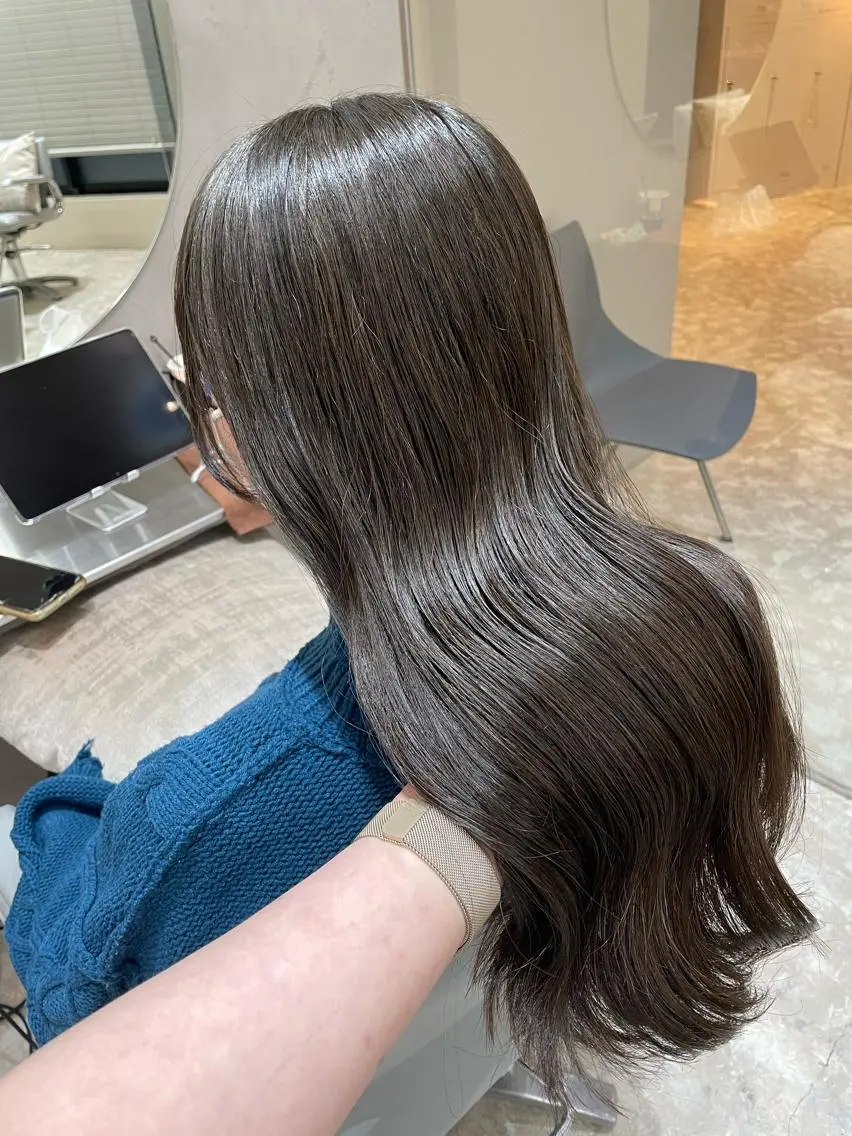 ロング カット ヘアカラー YUKI / レイヤーカット🤍のヘアスタイル