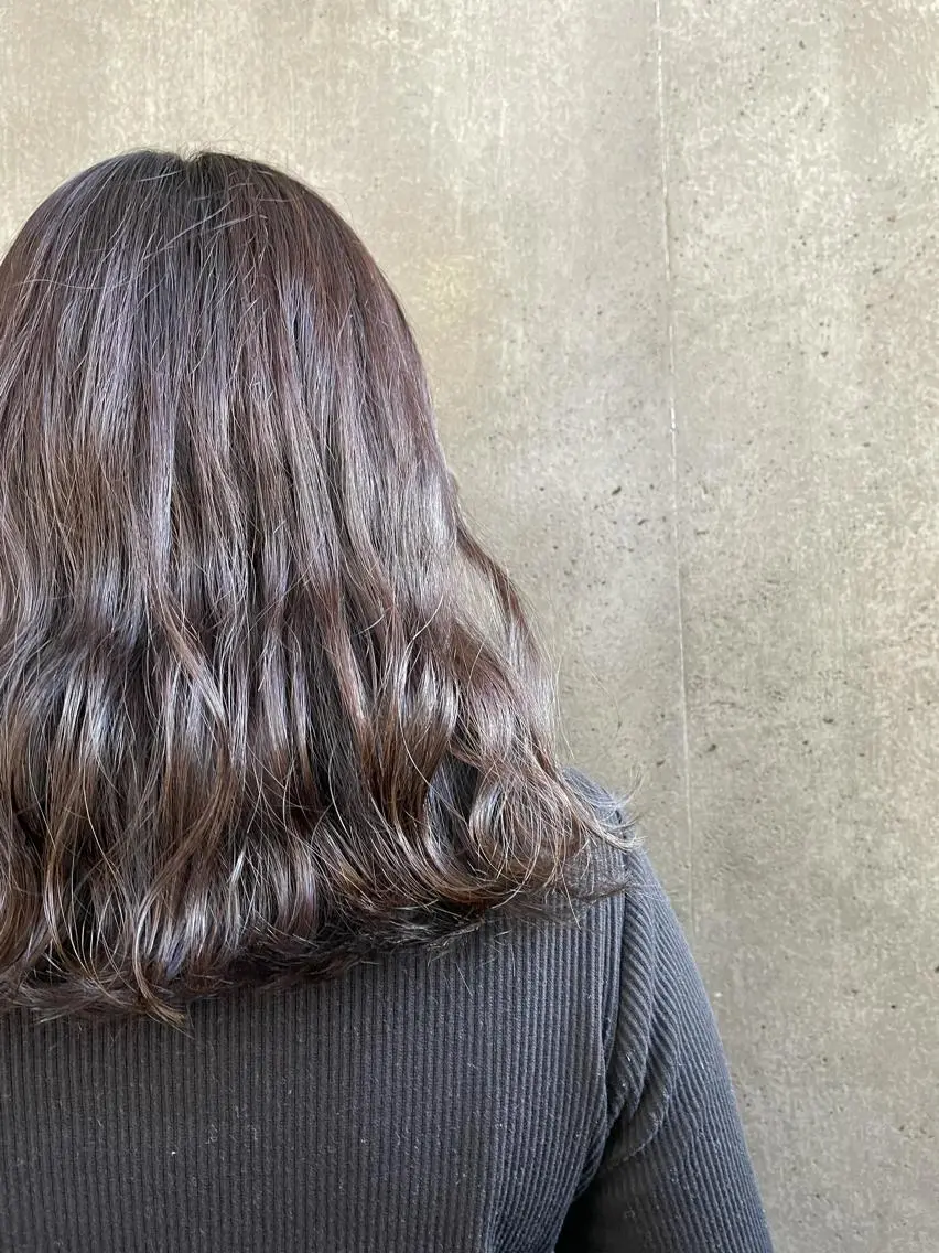 ミディアム カラー もりたみかこ 美容師お休み中のヘアスタイル