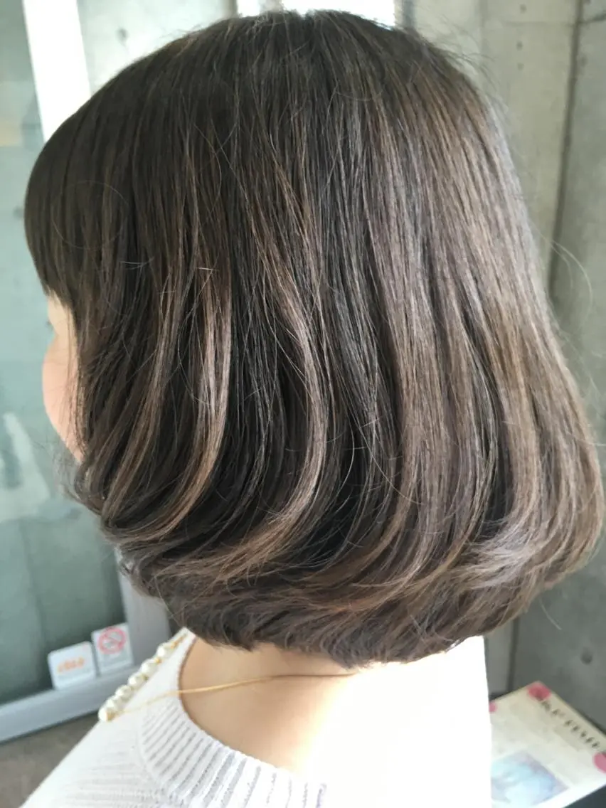 ミディアム カラー 外国人風カラー 萩原 徳之のヘアスタイル