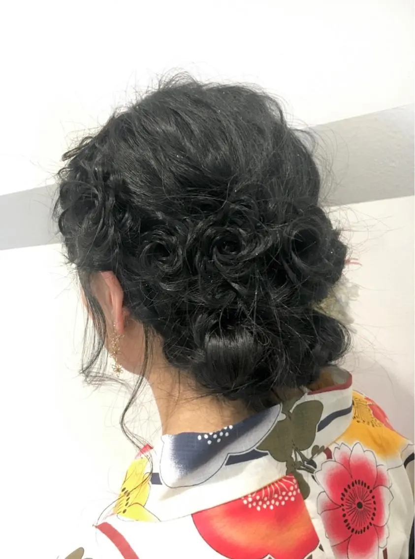 ロング ヘアアレンジ 🩰韓国レイヤー🩷 艶カラー🌷小栁歩美のヘアスタイル