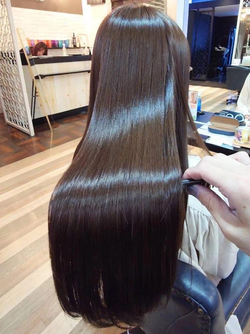 ロング 髪質改善 白髪染め専門店 Recolor京橋店のヘアスタイル
