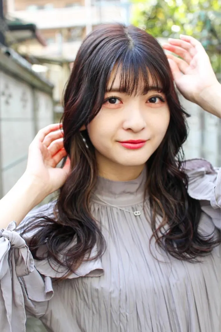 ロング カラー カット ヘアカラー ショートとレイヤーが 好きな人|三浦翔のヘアスタイル