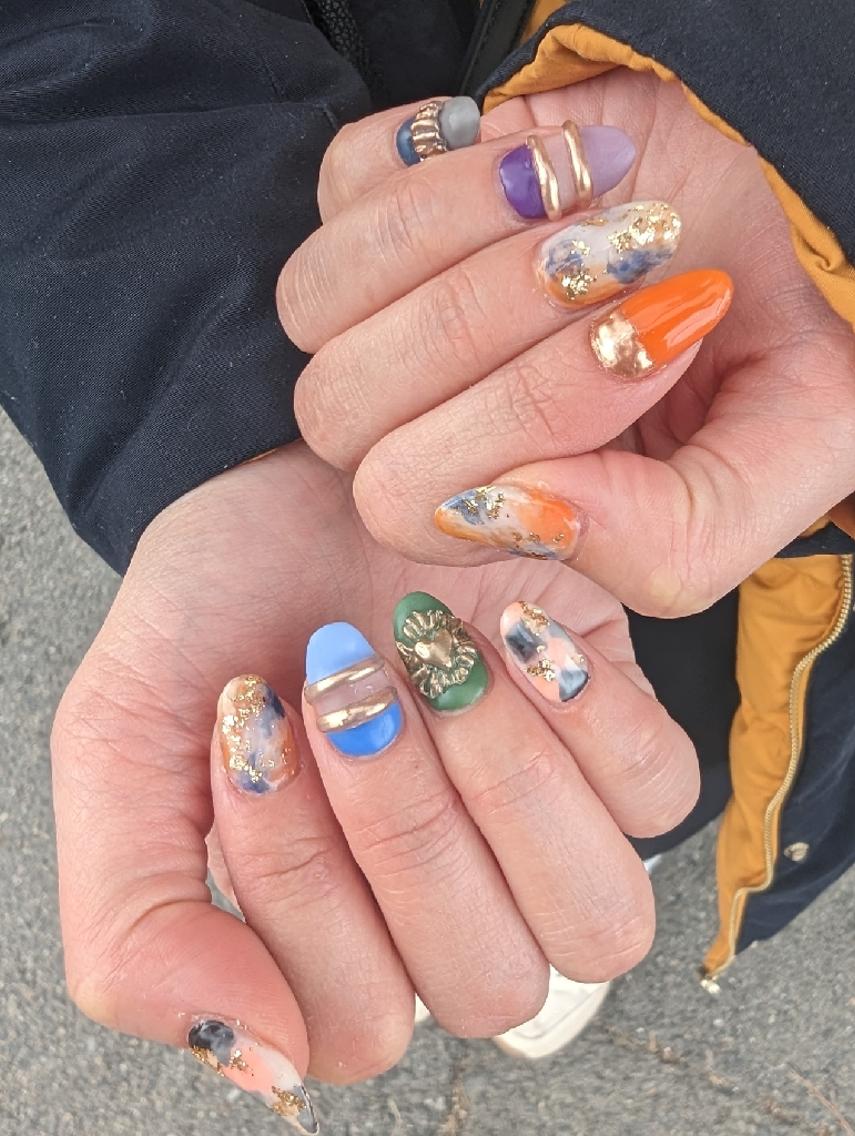 ネイル 持ち込み ハンドネイル 推しネイル | 　aycnailのネイルデザイン