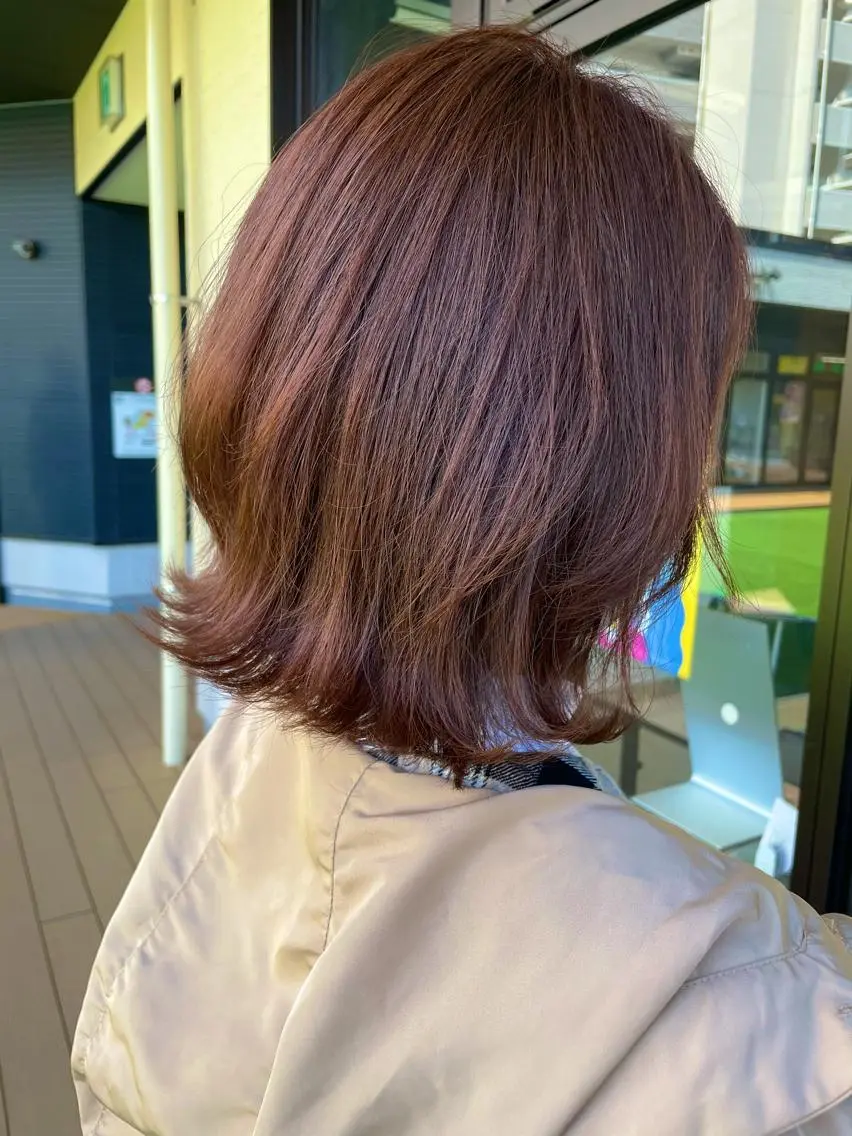 ショート カラー ブラウンカラー ピンクカラー ピンクブラウン メンズヘア特化 崎田 成人のヘアスタイル