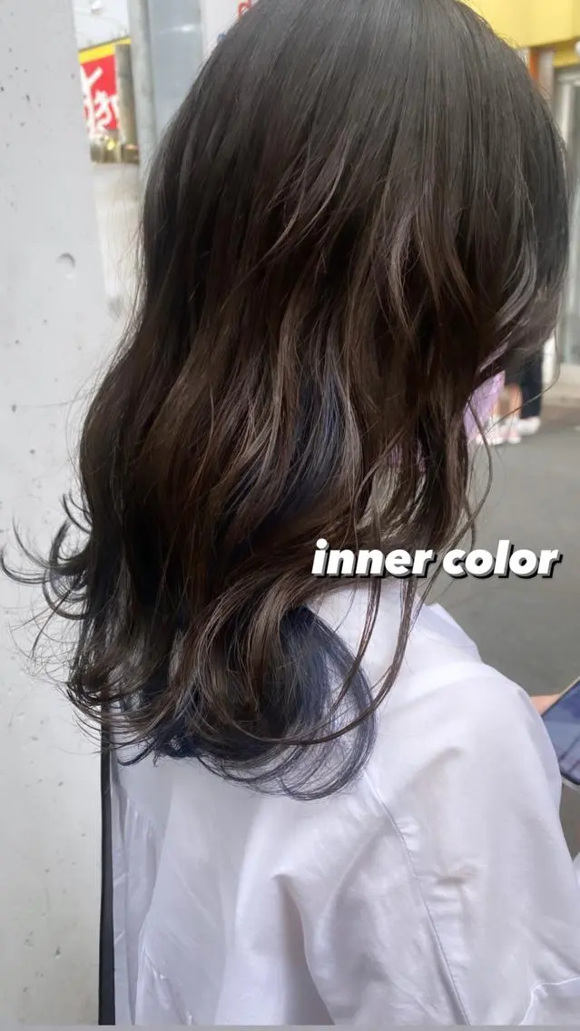 ミディアム カラー ミディアムパーマ アッシュ アッシュブラウン バレイヤージュ ベージュカラー ヘアカラー トリートメント ヘッドスパ レイヤーカット✂️ 艶髪/小田部慎也のヘアスタイル