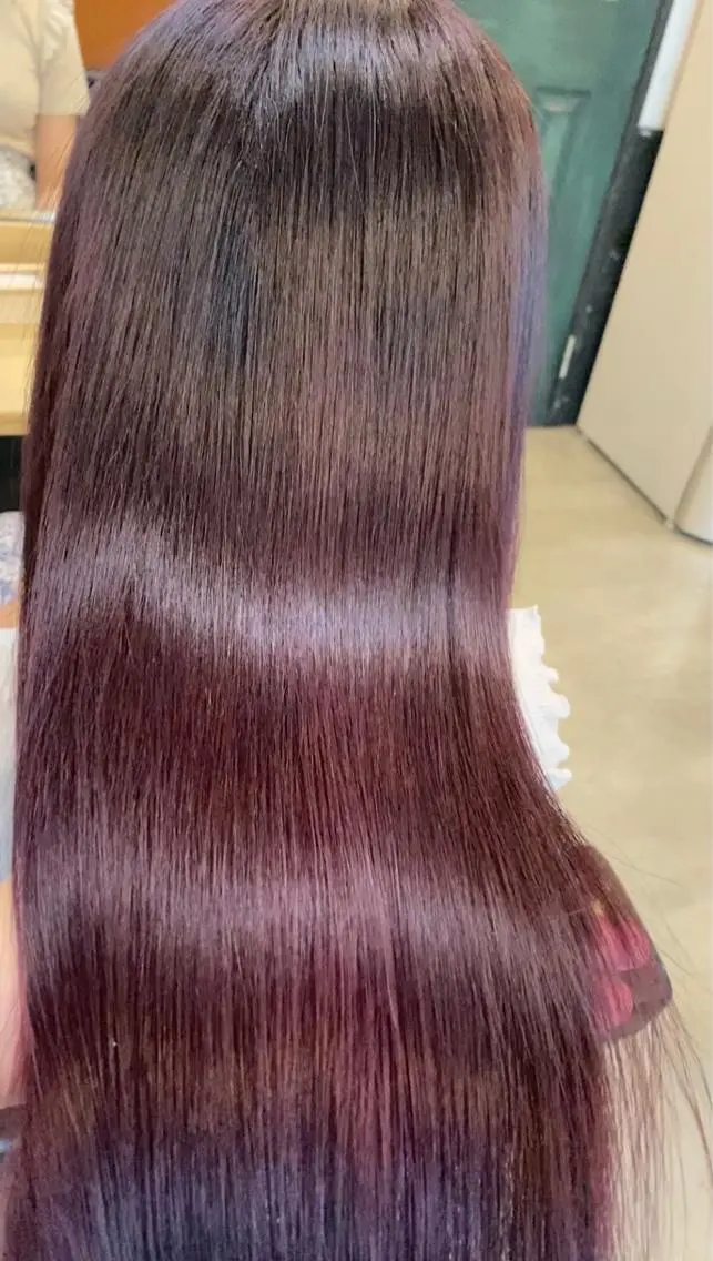 ロング カラー 髪質改善 縮毛矯正 酸性ストレート カット ヘアカラー 縮毛矯正 トリートメント ヘッドスパ ヘアセット 美髪矯正 🌈髪質改善 山下のヘアスタイル
