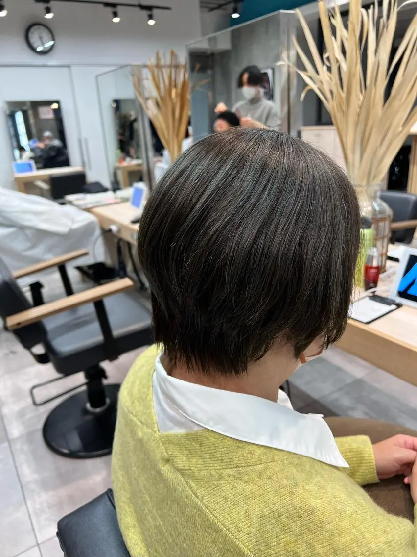 ショート カラー ヘアカラー トリートメント 🌞レイヤー×カラー 前川那津美🌞のヘアスタイル