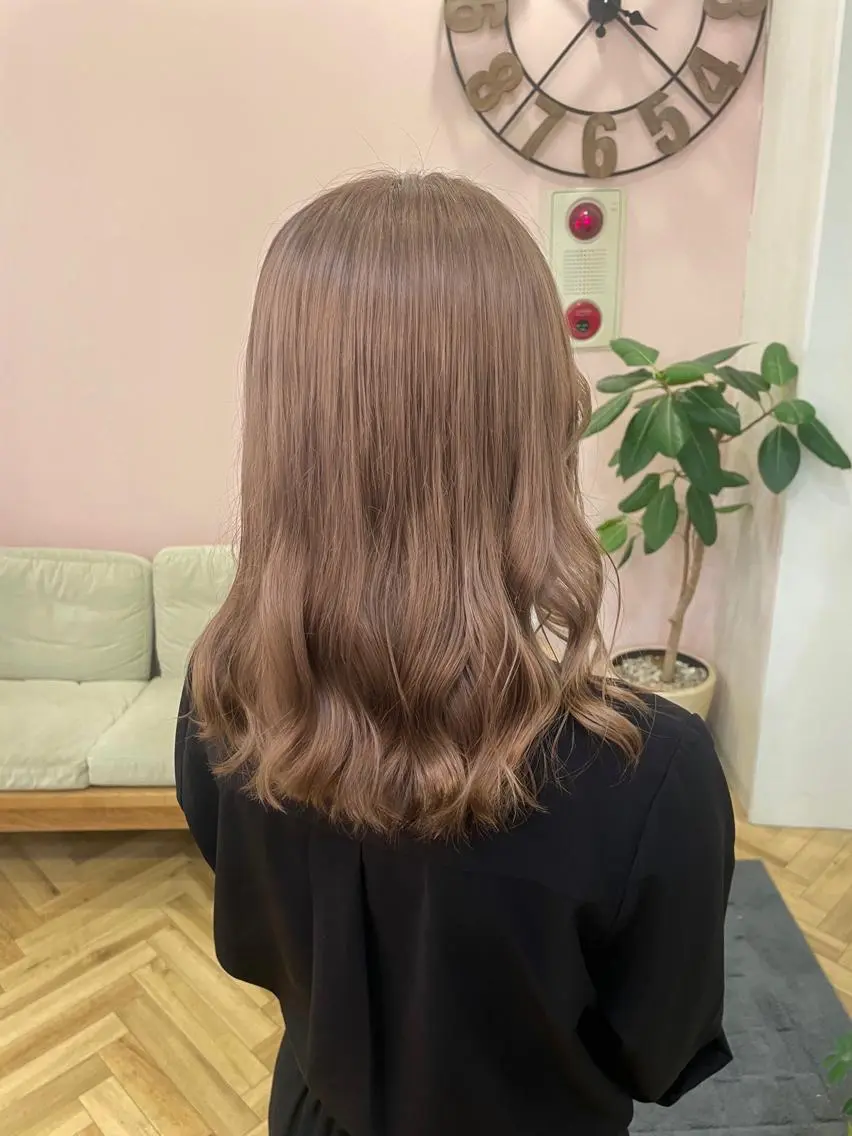 ミディアム カラー ヘアアレンジ ダブルカラー/ レイヤー🍒齋藤 澪のヘアスタイル