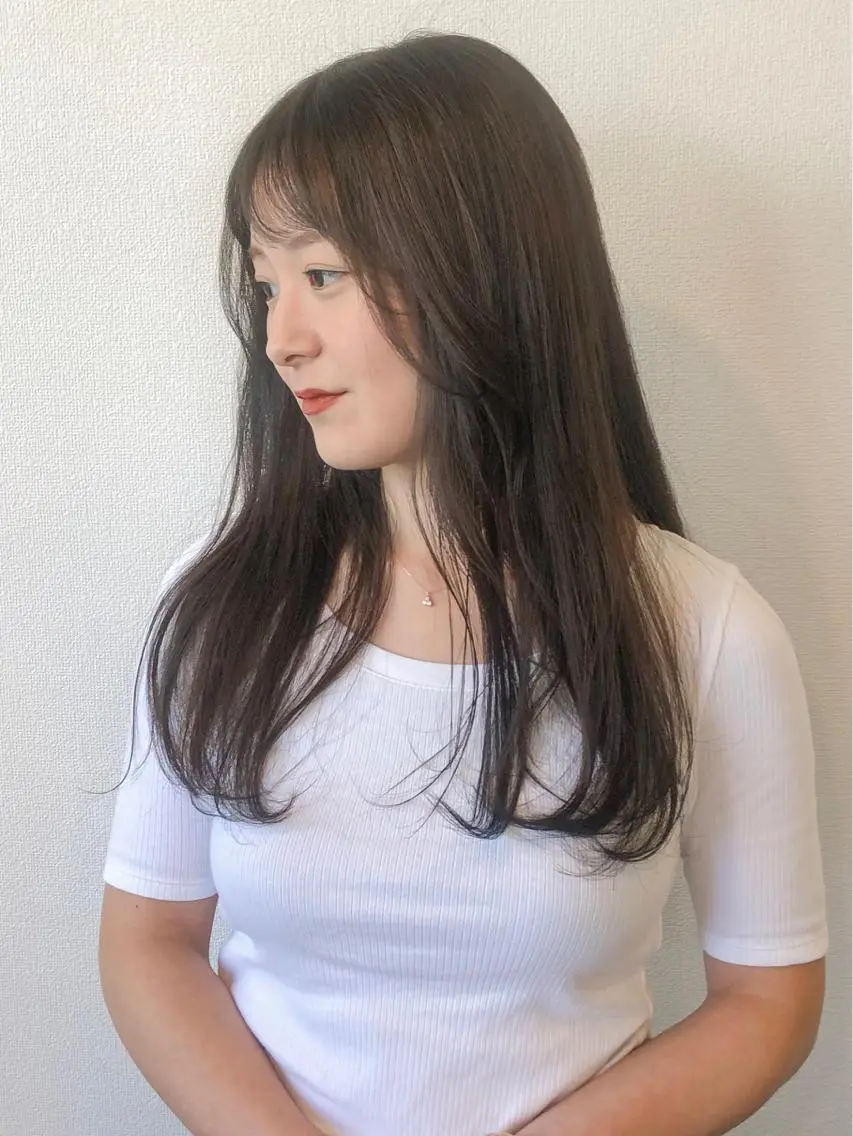 ロング カラー トリートメント ダメージレスサロン✨ kayo🌱のヘアスタイル