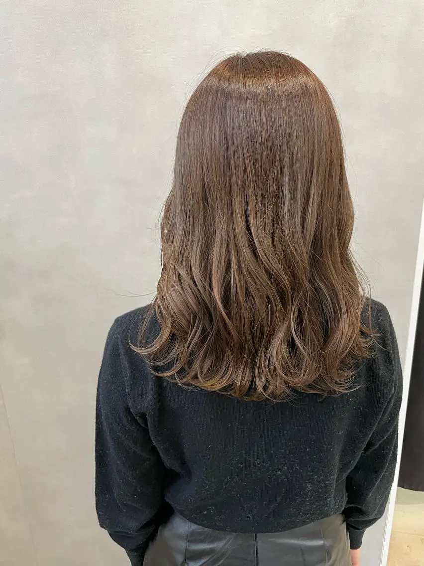 セミロング カラー グレージュ ✨似合わせ特化美容師 WILL上村 拳吾のヘアスタイル