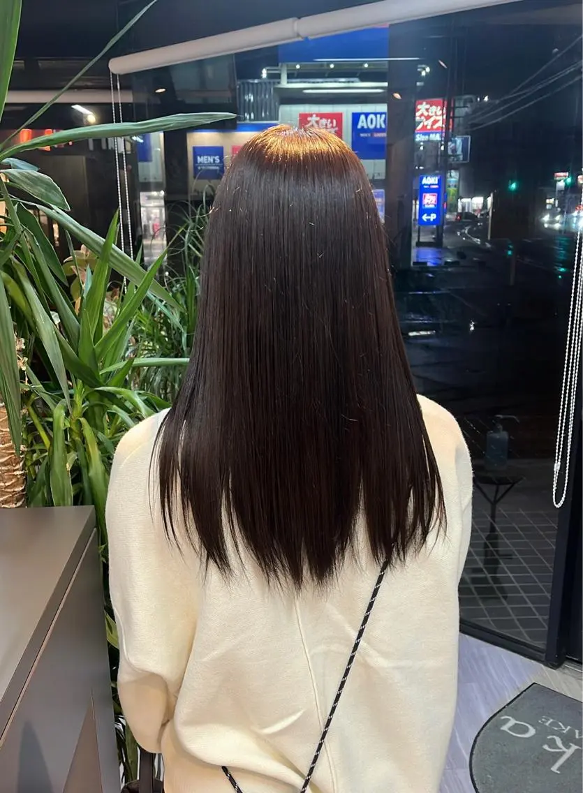 ロング カラー alu yuinaのヘアスタイル