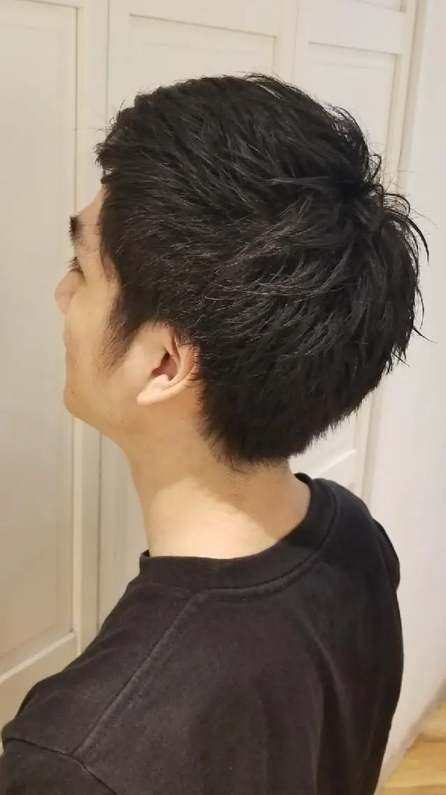 メンズ ばんの かすみのヘアスタイル