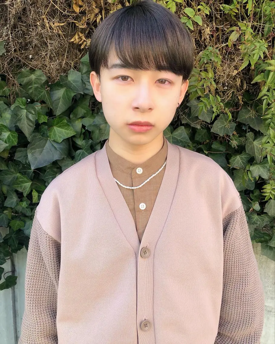 ショート メンズ🍃ナチュラル 韓国風ヘアRENのヘアスタイル