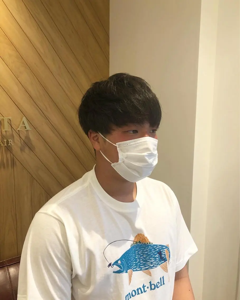ショート メンズ 鈴村 大介のヘアスタイル