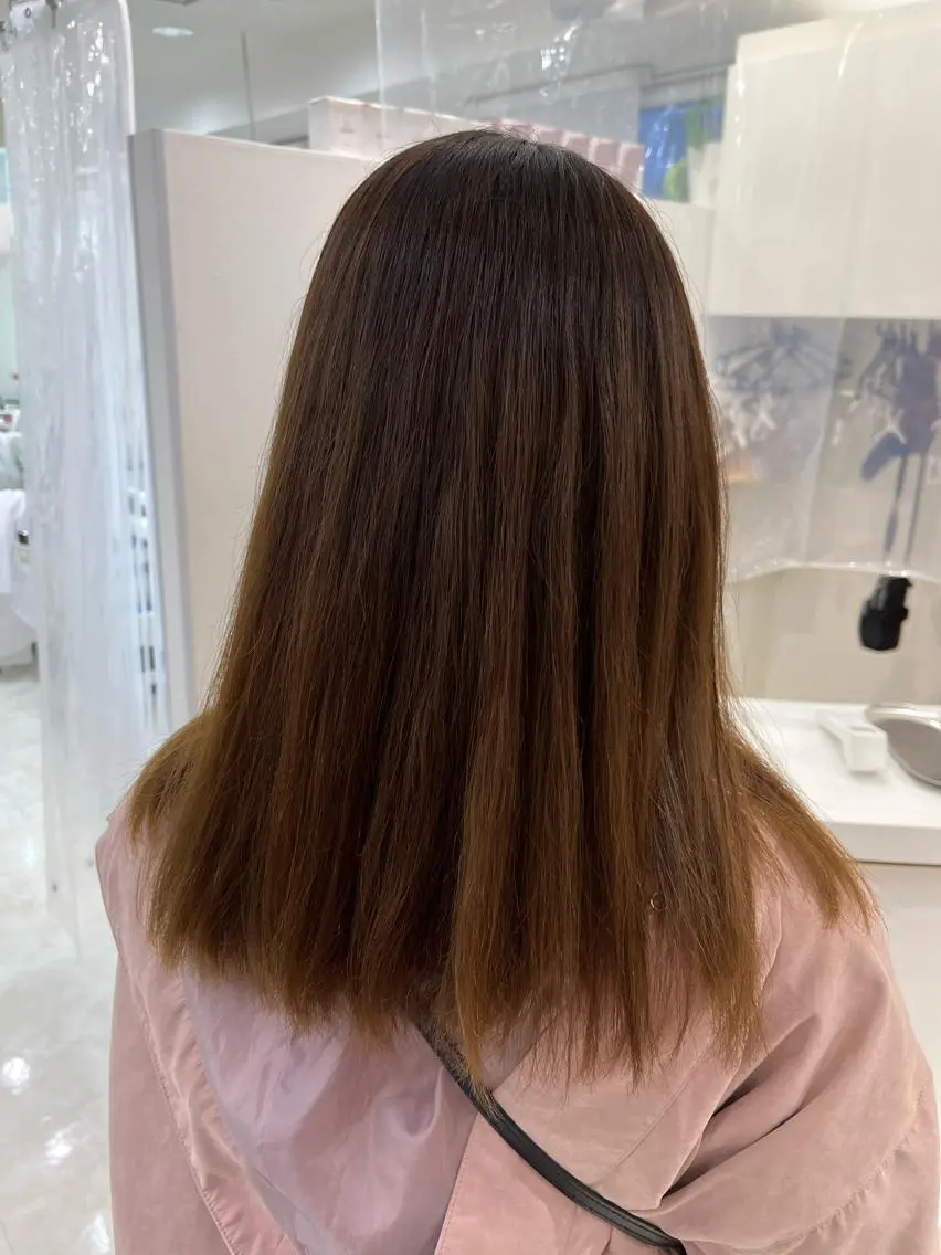 ロング パーマ 縮毛矯正 カット 縮毛矯正 山森 大地のヘアスタイル
