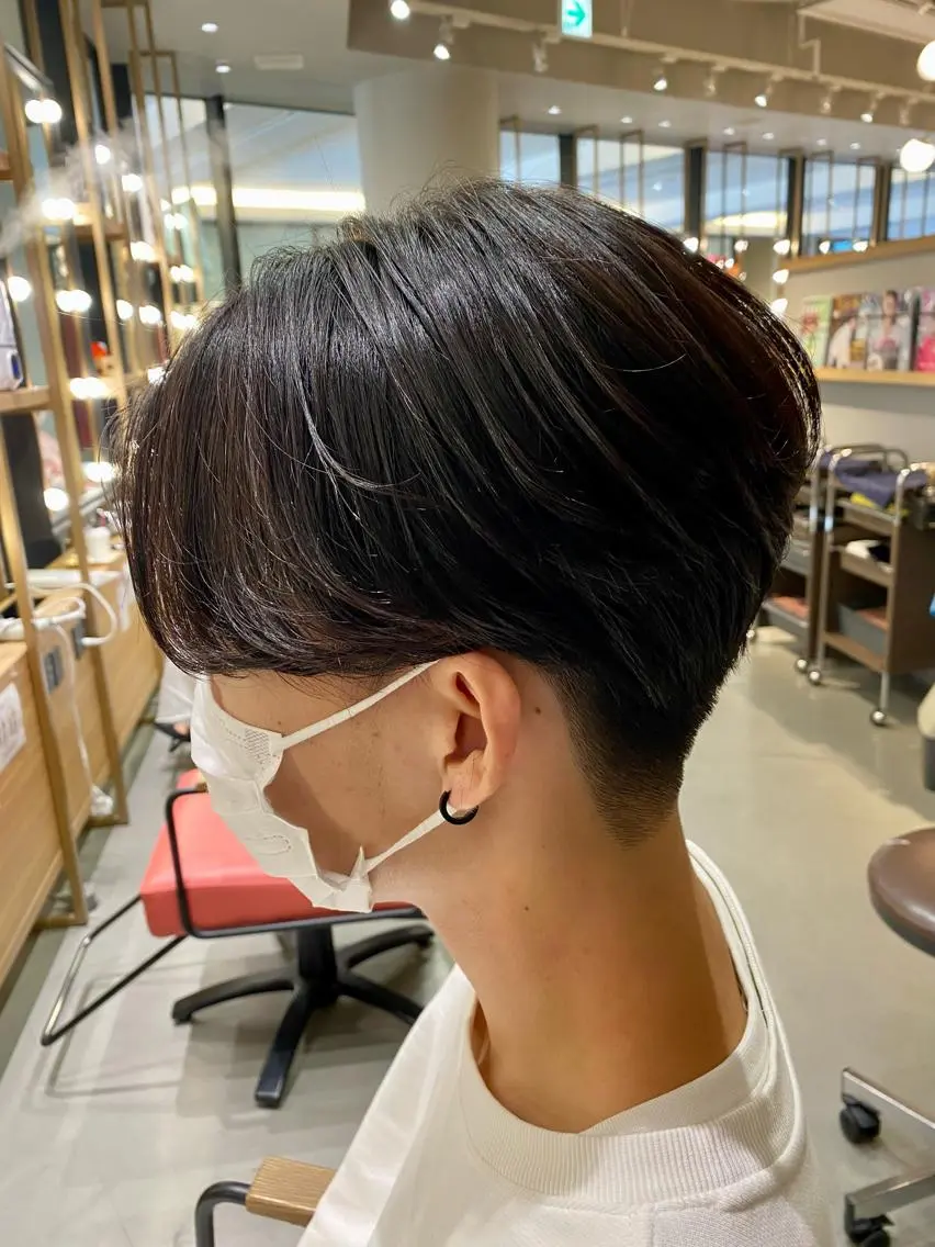 ショート 韓国風ヘア unopulir 景山 凌のヘアスタイル