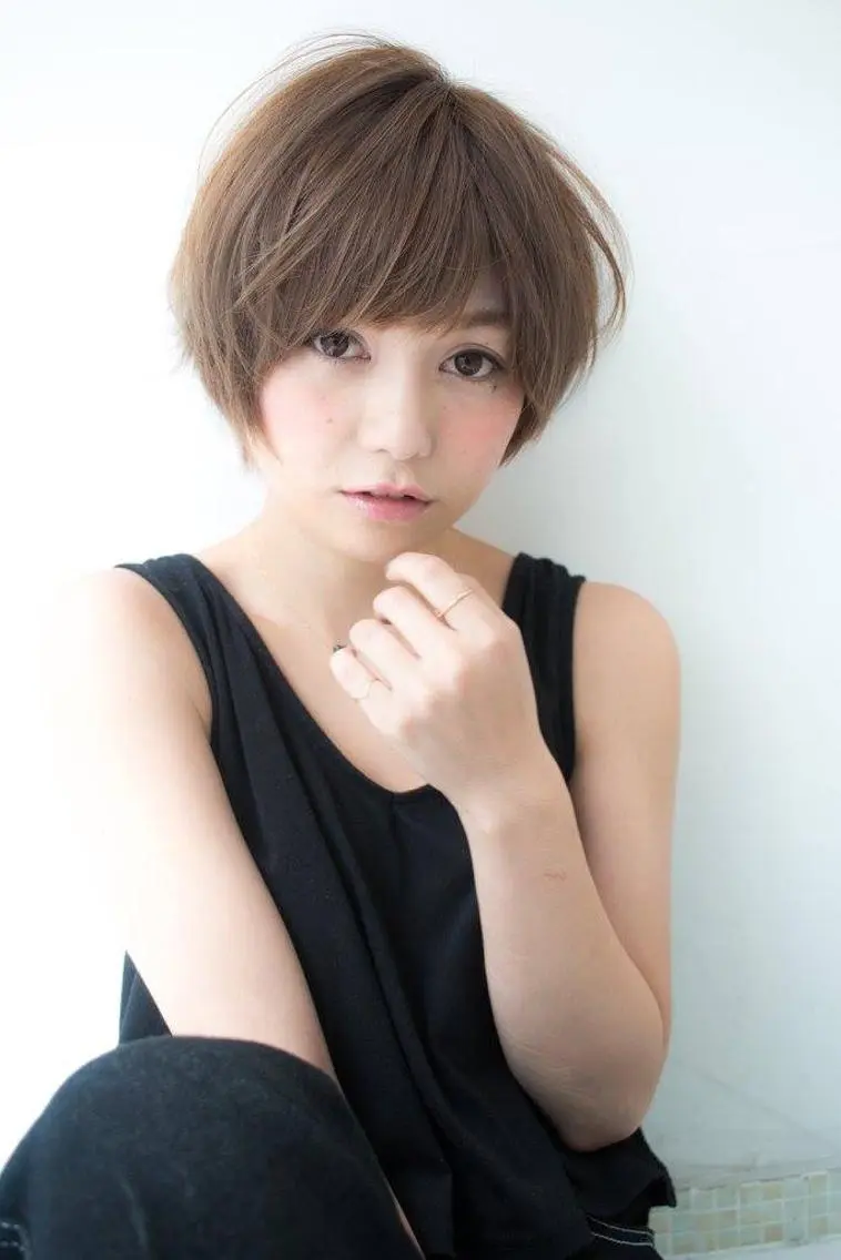ショート ミディアム カラー 内藤 達也のヘアスタイル