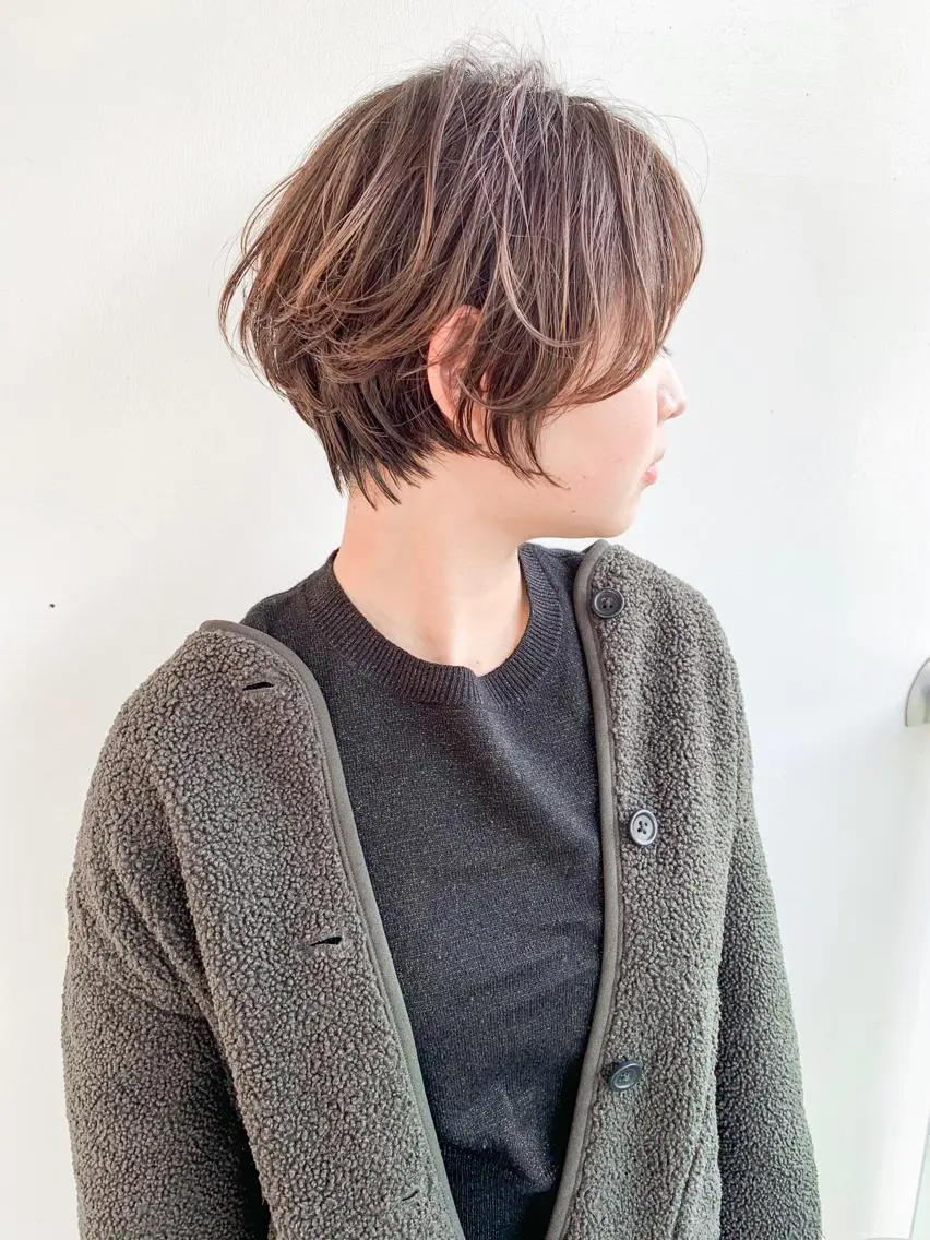 ショート カラー ショート/レイヤー なら石井知希のヘアスタイル