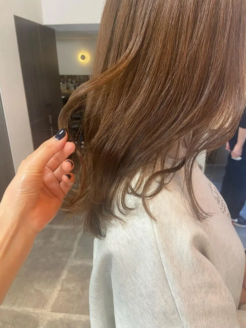 ロング カラー ヘアアレンジ ブリーチ ブリーチなしカラー 恵比寿｜眠れる ヘッドスパchacoのエステ・リラクイメージ