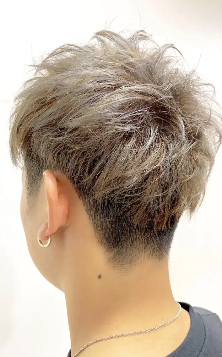 ショート メンズ カラー GARDEN西川田店 keiのヘアスタイル