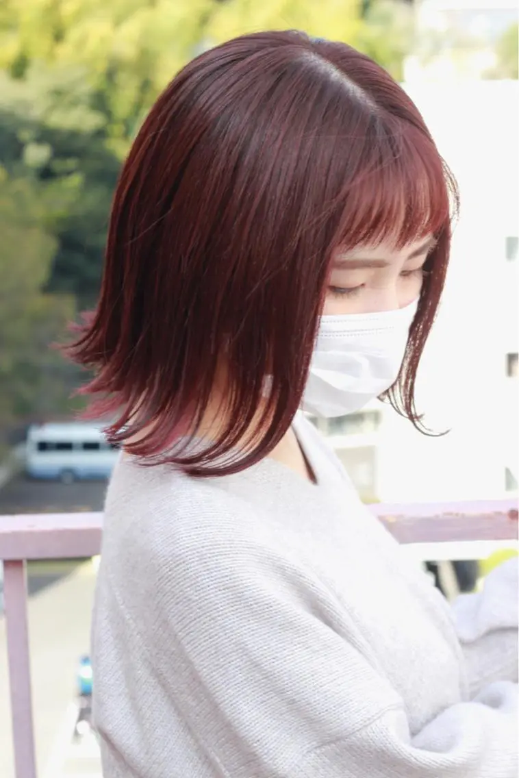 ショート カラー ピンクカラー カット ヘアカラー Viage （ビアージュ）のヘアスタイル
