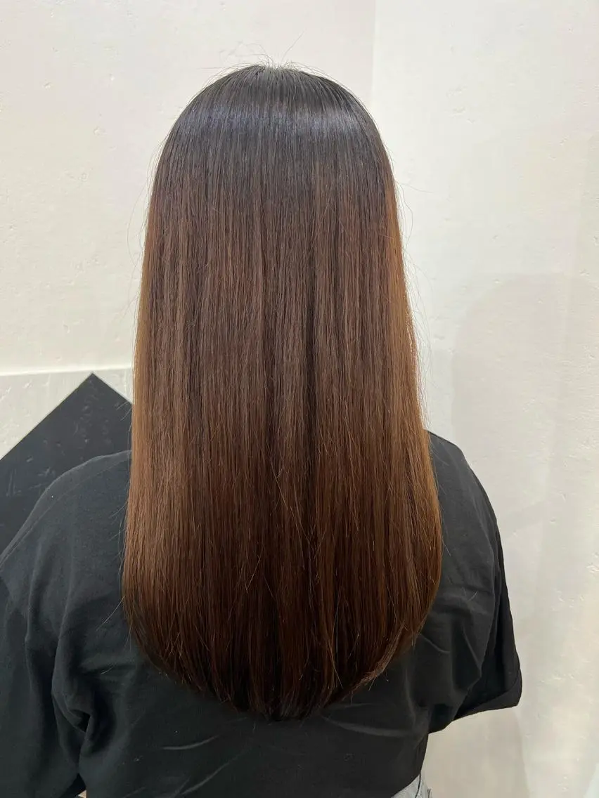 パーマ 縮毛矯正 ストレートパーマ カット ヘアカラー 縮毛矯正 トリートメント 吉野 瑳桜のヘアスタイル