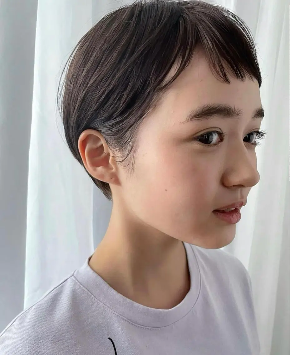 ショート カラー ショートヘア カット ナチュラル・抜け感 永井　賢三のヘアスタイル