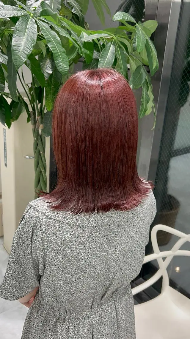 ミディアム カラー ヘアアレンジ カット ヘアカラー ブリーチなしの達人 🌈KAITOのヘアスタイル