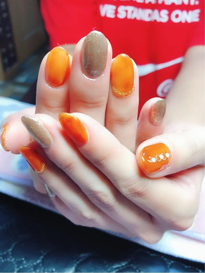 ネイル ハンドネイル ネイルサロンエクラ 🫧Shizukaのネイルデザイン