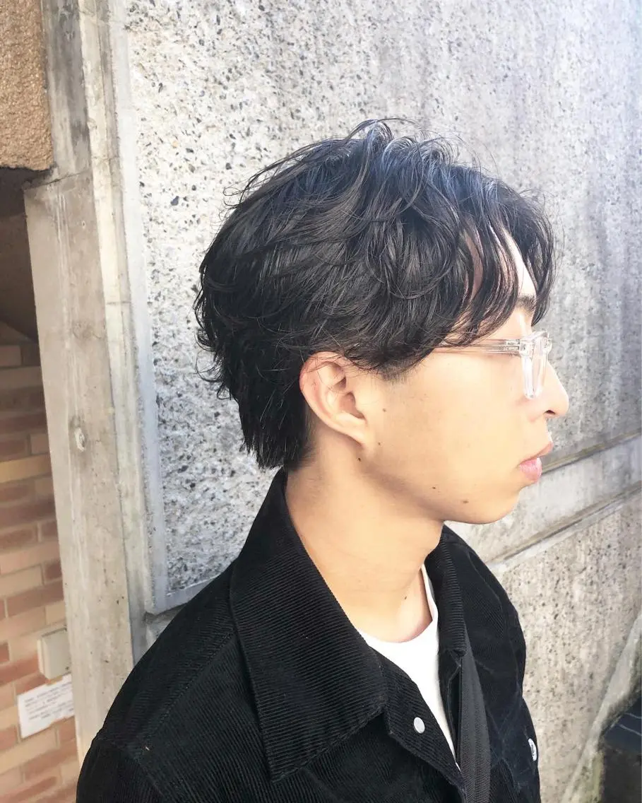パーマ ヘアアレンジ メンズ カット パーマ トリートメント ヘアセット メンズ特化✂️栗原 侑也のヘアスタイル