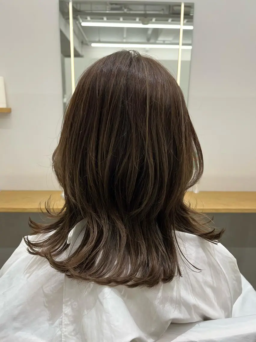 セミロング 韓国好き🇰🇷 美容師MIKUのヘアスタイル