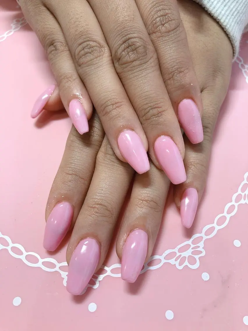 ミディアム ネイル ハンドネイル 《LB》ラブリエ Nail&eyeのマツエク・マツパデザイン