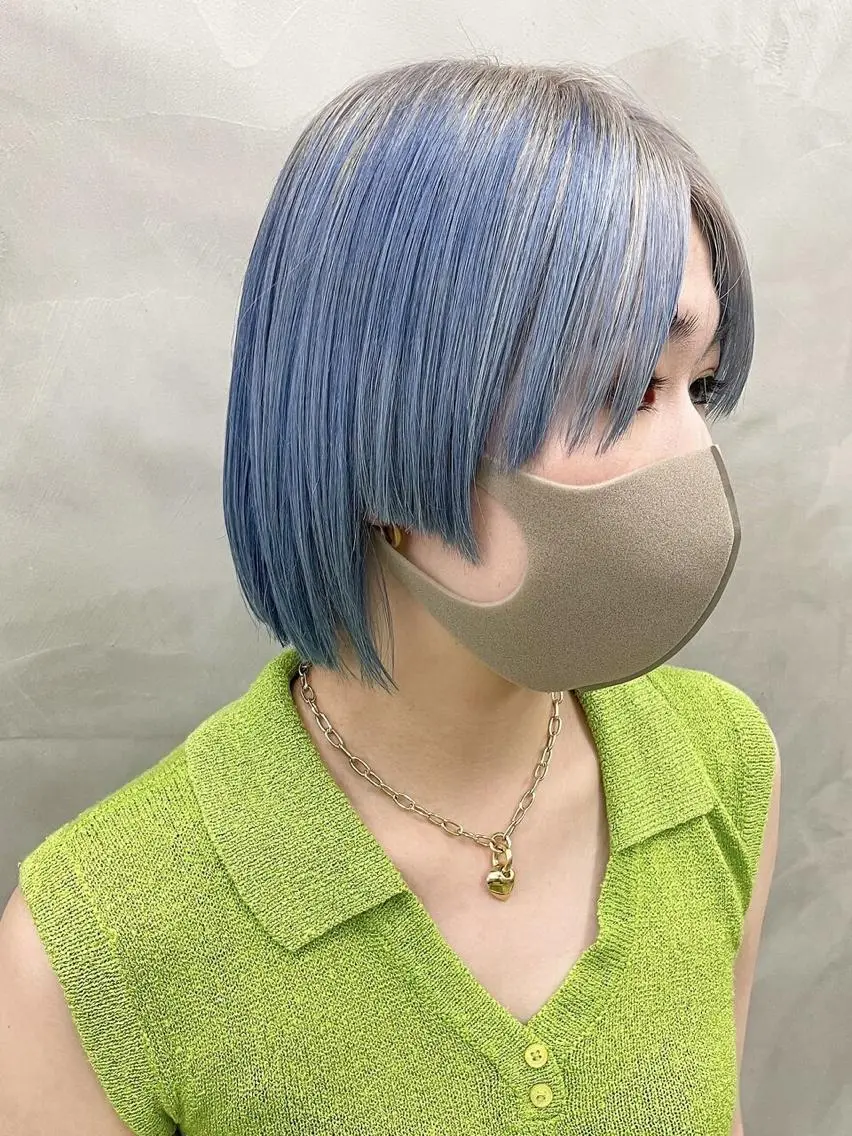 ミディアム カラー パーマ ヘアアレンジ メンズ ミディアムパーマ メンズバレイヤージュ メンズブリーチ センターパート フェードカット ハイトーン/レイヤー 🌸さくらのヘアスタイル