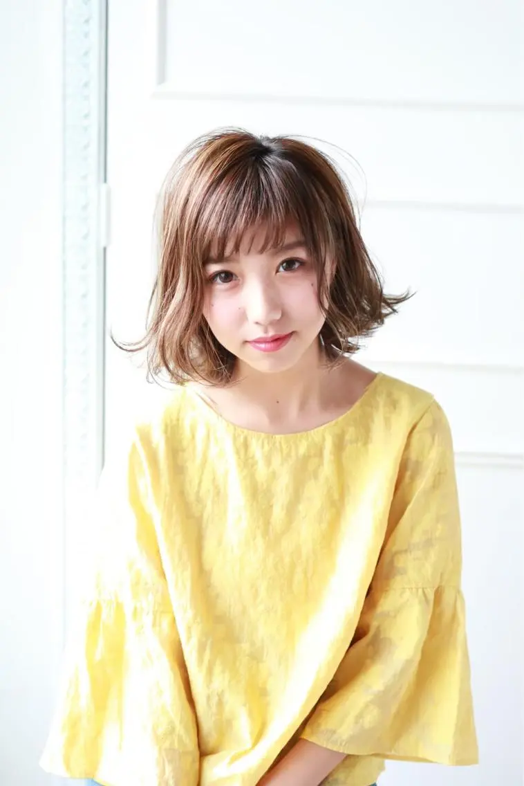 ミディアム 韓国ヘア🕊村上 ののこ🕊のヘアスタイル