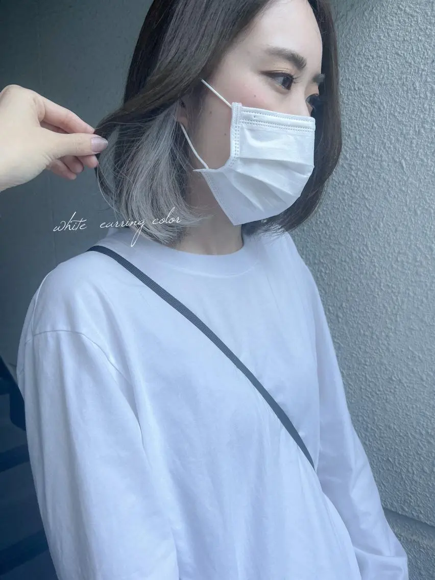 ミディアム カラー ブリーチ ヘアカラー カラーパティシエ facce🌼ikoのヘアスタイル
