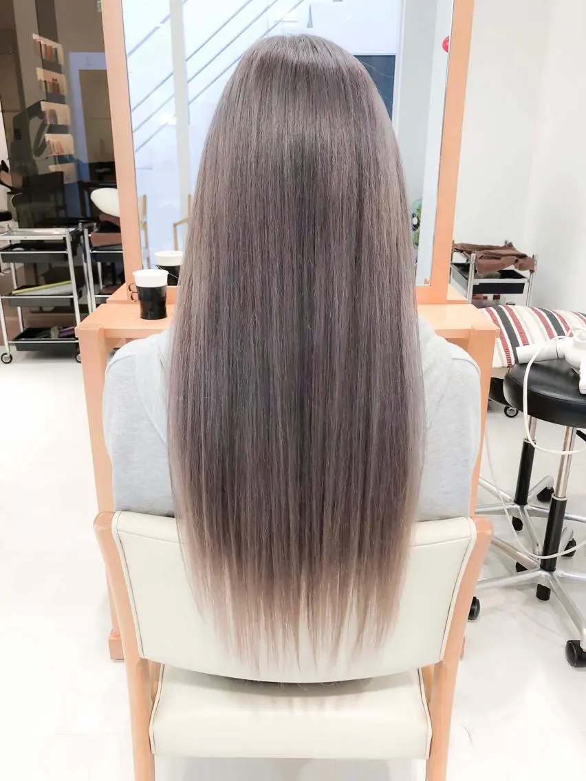 ロング カラー モテ髪透明感❤️ デイズヘアカラーのヘアスタイル