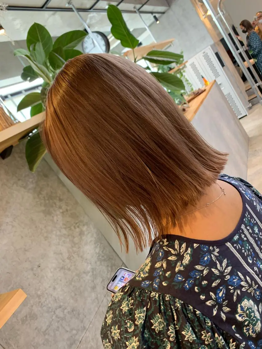ショート カラー ヘアカラー トリートメント 天野 開のヘアスタイル
