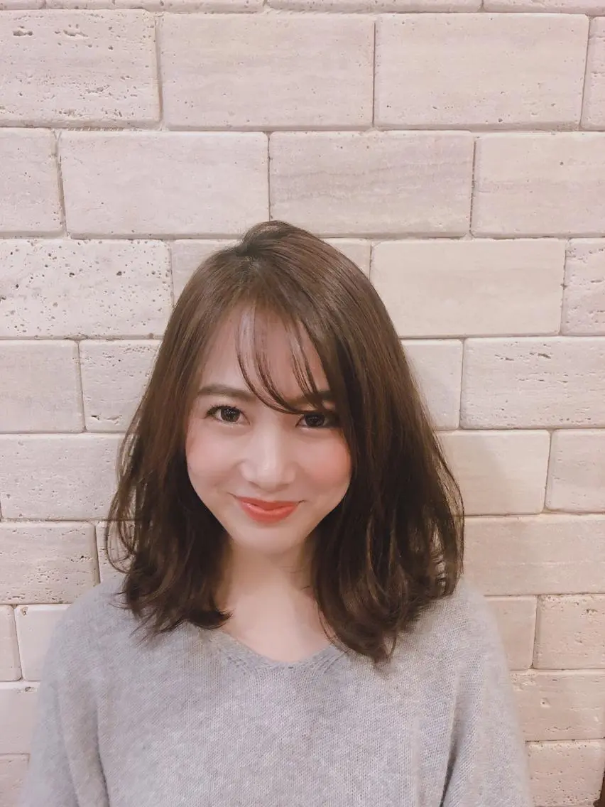 ミディアム 韓国ヘア🇰🇷髪質 改善たけるのヘアスタイル