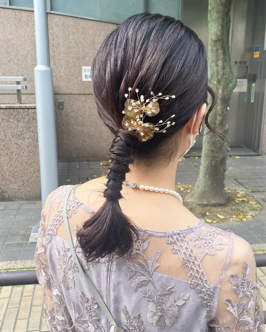 ミディアム ヘアアレンジ ボブ指名多数◎ 田中夕子のヘアスタイル