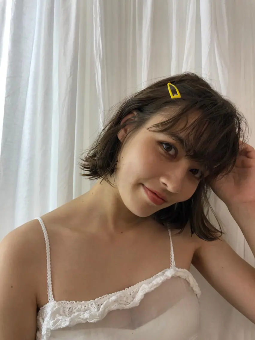 ミディアム カラー パーマ ヘアアレンジ eri kinjoのヘアスタイル